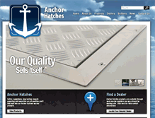Tablet Screenshot of anchorhatches.com